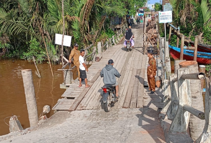 Camat Batang Tuaka: Status Jembatan Sekarang Sudah di Tender Ulang