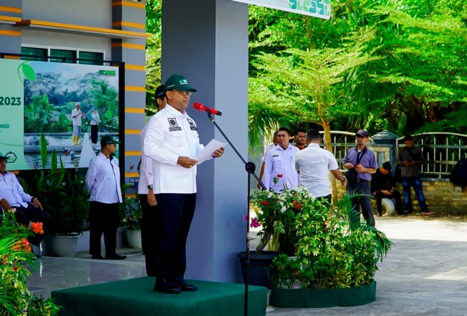 Sekda Rohil Pimpin Apel Siaga Sensus Pertanian