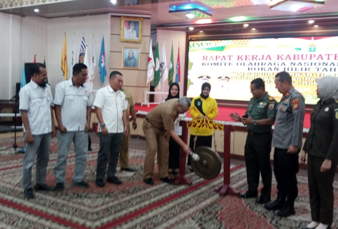 Upaya Percepatan, Asisten 1 Pemkab Rohil Pimpin Rapat Batas Wilayah