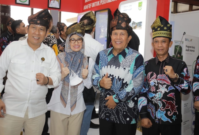 Bupati Rohul H. Sukiman Hadiri Expo Pengawasan Intern 2023