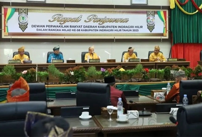 DPRD Gelar Paripurna Istimewa Peringatan Milad Inhil ke-58