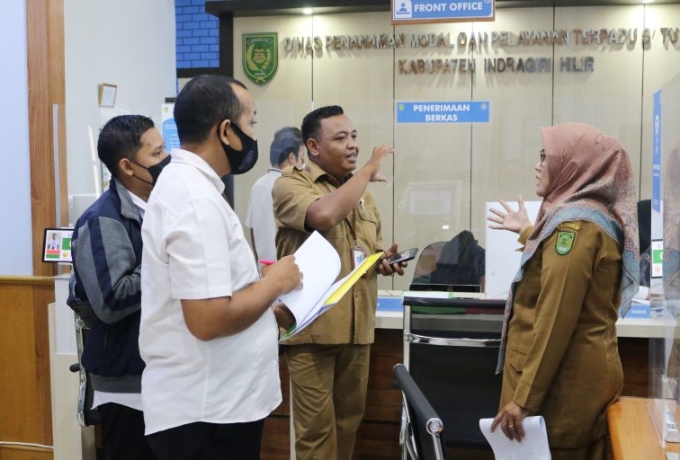 DPMPTSP Inhil Lakukan Simulasi Penilaian Pengetahuan oleh Bagian Organisasi Setda Inhil