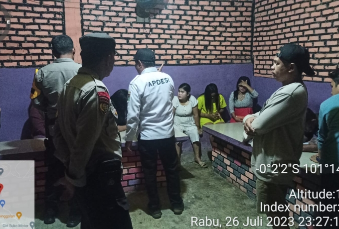 Satpol PP Kampar Tertibkan Warung Remang-remang