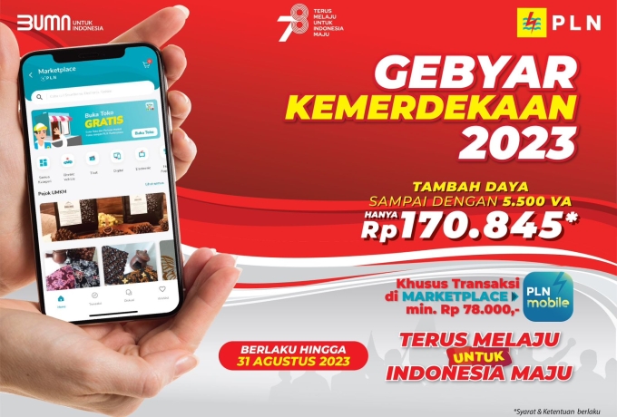 Promo Nyalakan Kemerdekaan, PLN Beri Diskon Spesial Tambah Daya Hanya Seratusan Ribu