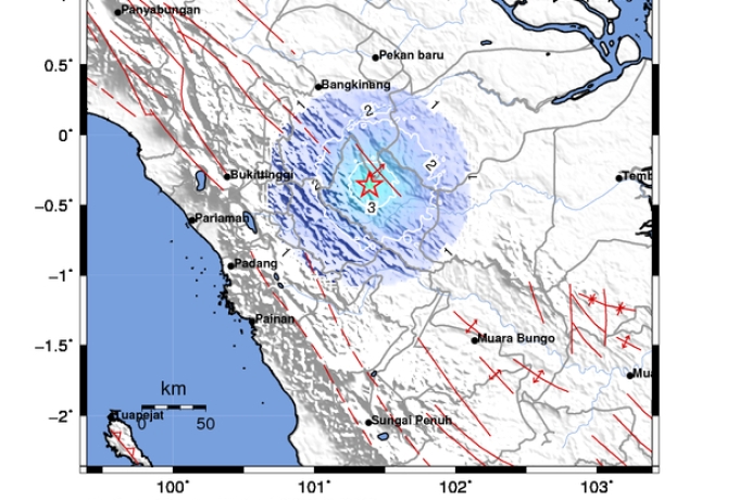 Gempa Bumi Kuansing Tidak Berpotensi Tsunami