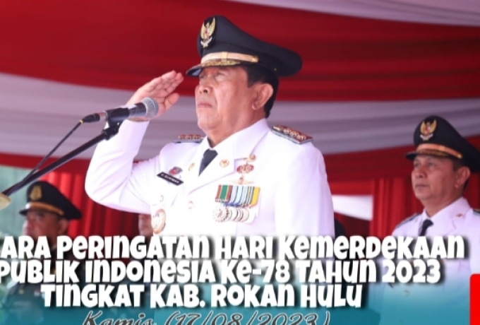 HUT RI ke 78, Ini Pesan Bupati Sukiman