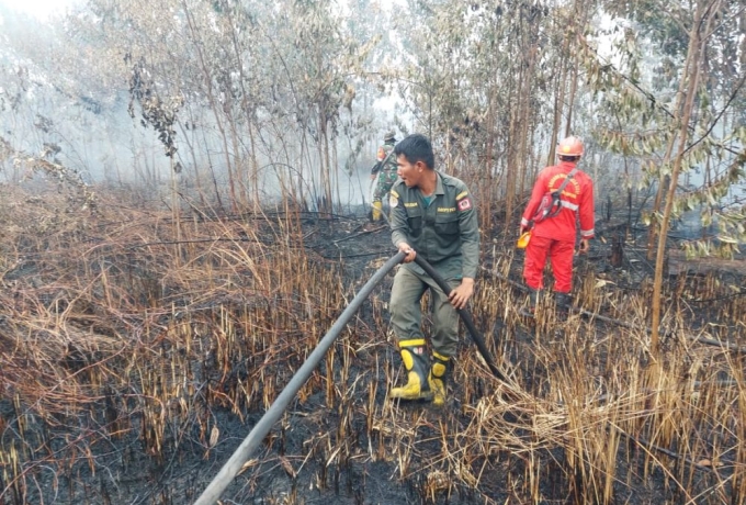 Karhutla, Siswa SMP di Kampar di Pulangkan