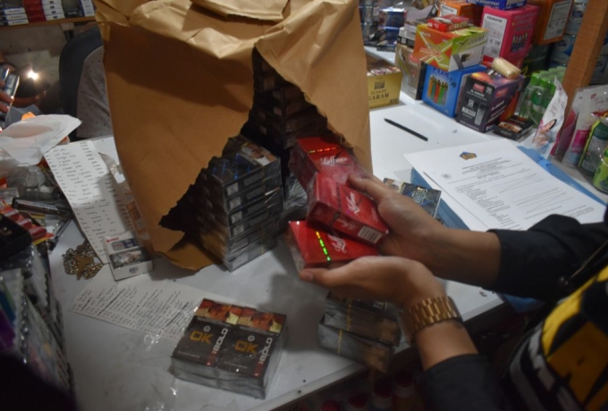 Puluhan Ribu Batang Rokok Ilegal Diamankan di Dua Tempat