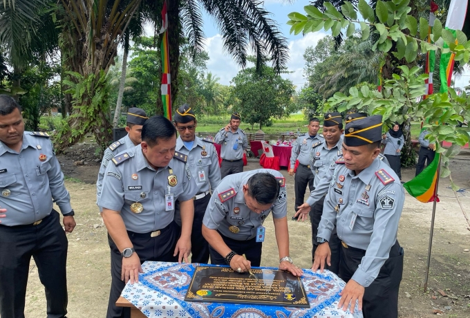 Kakanwil Kemenkumham Riau Resmikan SAE di Lapas Bangkinang