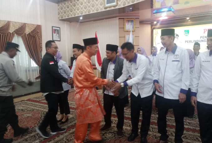 Maharani Dikukuhkan Jadi Ketua Komnas PA Kabupaten Rohil