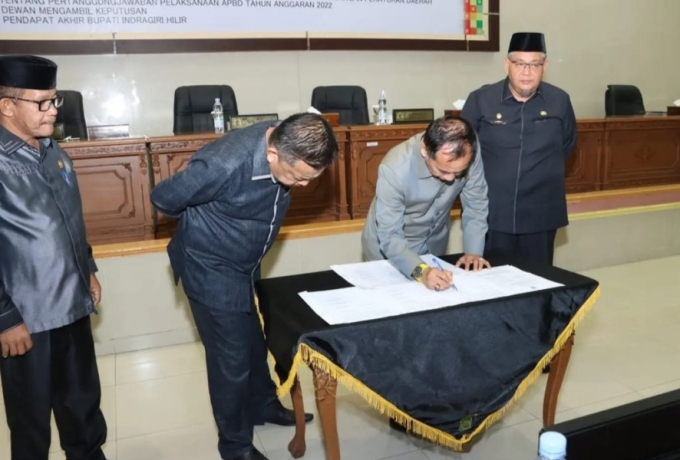 DPRD Inhil Gelar Rapat Paripurna ke-9 Masa Persidangan II Tahun Sidang 2023