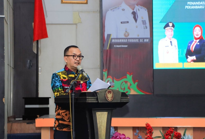 Pj Bupati Kampar Soft Launching Mall Pelayanan Publik Kabupaten Kampar