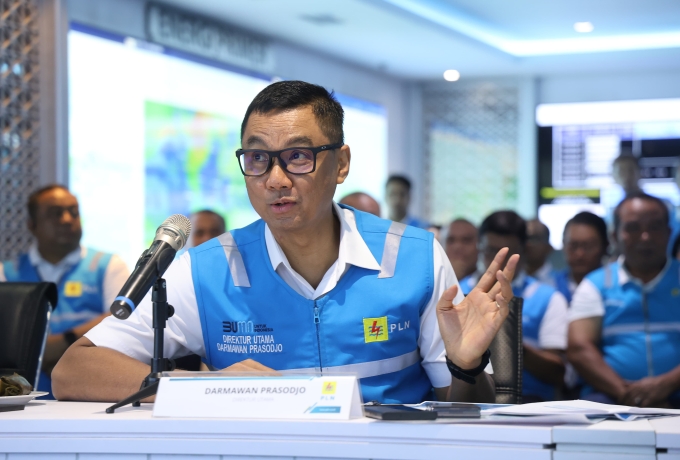 Dirut PLN Pimpin Langsung Pengamanan Pasokan Listrik dari Posko Nasional Siaga Pemilu PLN