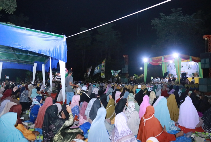 Sambut Malam Nisfu Syaban dan Bulan Suci Ramadan 1445 Hijriah, Pemcam Lubuk Dalam Gelar Gebyar Shalawat