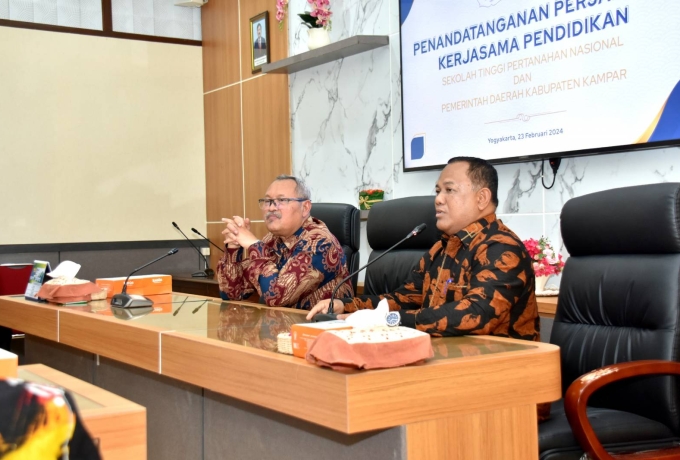 Pemkab Kampar Tandatangani MoU bersama STPN Jogyakarta