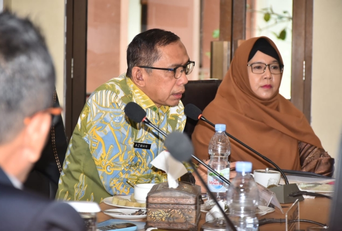 Pemkab Kampar Paparkan Materi Pemanfaatan Tanah Ulayat Dies Natalis ke-7 Universitas Pahlawan