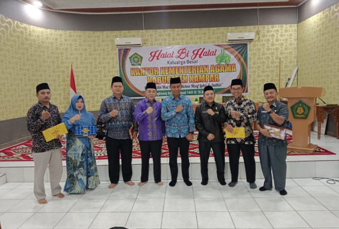 Plh Sekda Kampar Hadiri Halal Bi Halal Di Kemenag Kampar