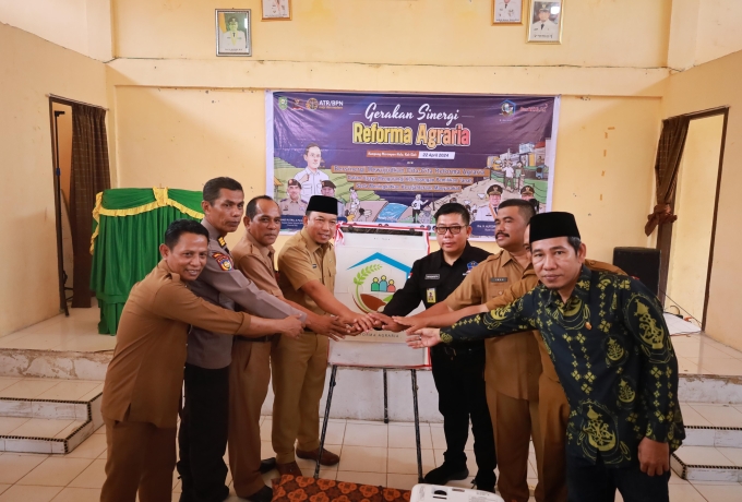 Wabup Husni Apresasi BPN Siak Lima Tahun Program Tora, 13.036 Bidang Tanah Telah Tersertifikat