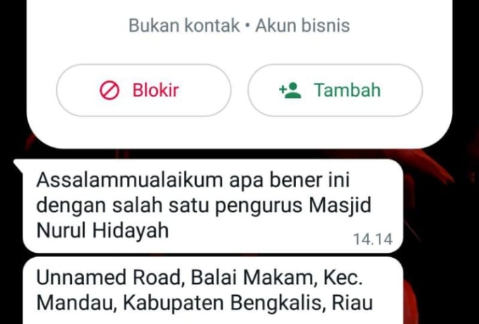 Waspada Penipuan, Nama Wabup Bengkalis Dicatut Via WA