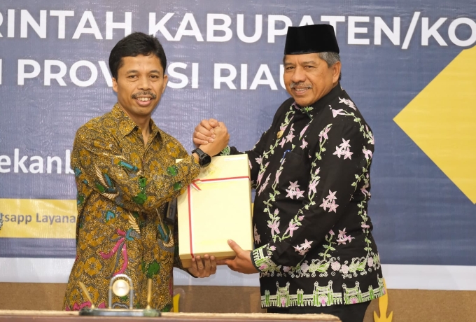 Mantap, Pemkab Siak Kembali Raih Opini Wajar Tanpa Pengecualian ke-13 Dari BPK RI