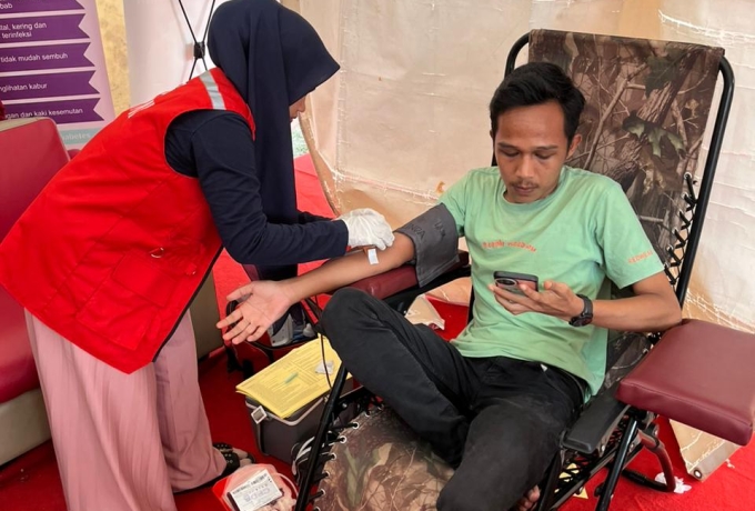 Cek PTM dan Donor Darah, Silahkan Datangi Stand Diskes Kampar Expo 2024