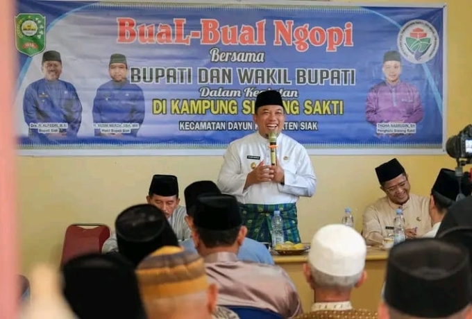 Pimpin Bujang Kampung Ke-106 di Kampung Sialang Sakti, Ini Harapan Wabup Siak Husni Merza