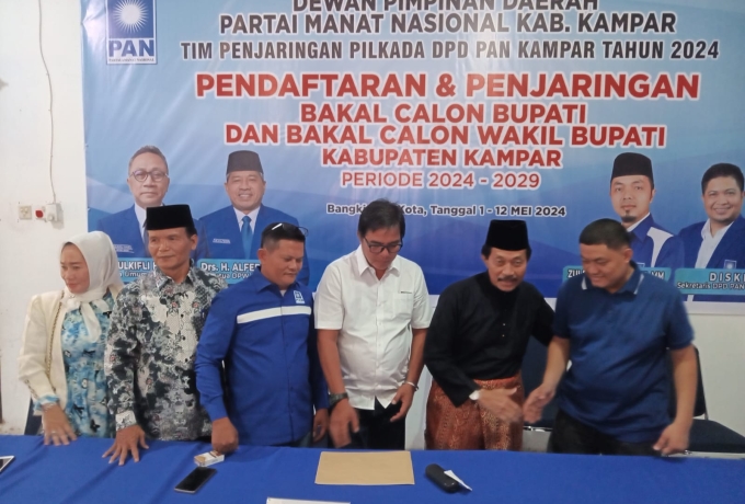 Terima Rekomendasi DPP PAN, Ibrahim Ali  Jalin Silaturrahmi Ke DPD Kampar