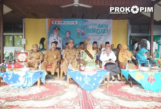 Dinas Kesehatan Kab. Inhil Canangkan Gerakan Aksi Bergizi di Sekolah