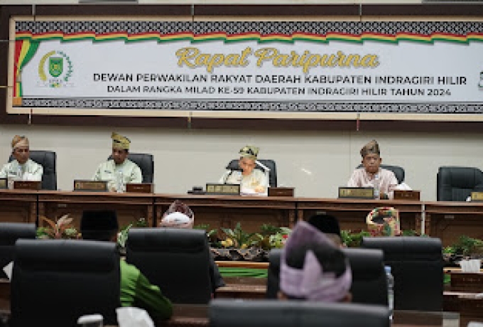 Milad Kabupaten Indragiri Hilir ke-59, DPRD Inhil Gelar Rapat Paripurna Istimewa