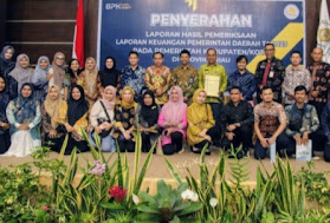 Ketua DPRD Inhil Hadiri Acara LHP LKPD Tahun Anggaran 2023 Provinsi Riau