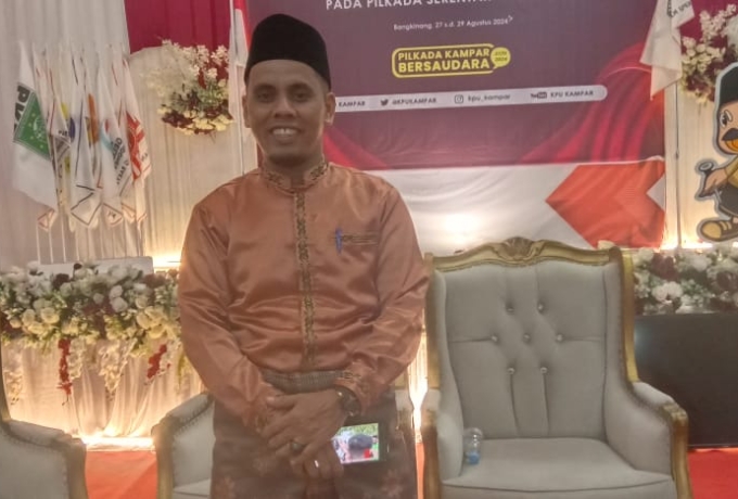 Andi Putra: Hari ini Tiga Paslon Daftar ke KPU Kampar