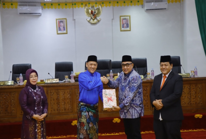 Paripurna Laporan Pansus Ranperda Kabupaten Kampar tahun 2024