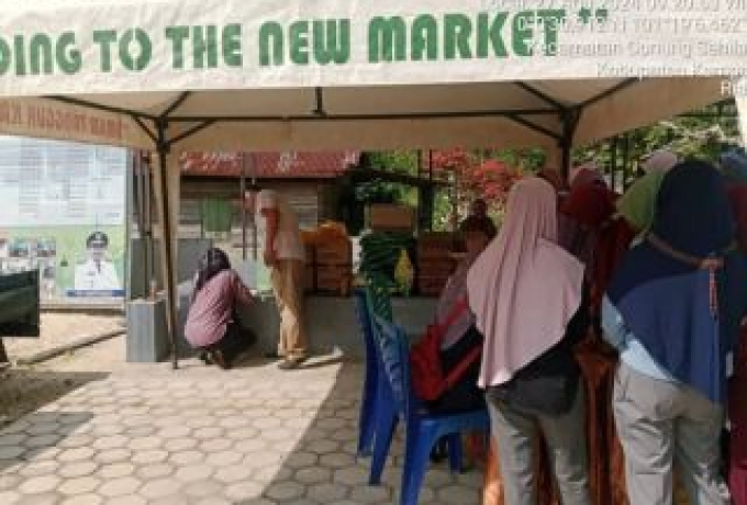 Tekan Inflasi, Dinas Perdagangan Kampar Gelar Pasar Murah