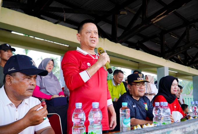 Pj Bupati Kampar Hambali, Buka Open Turnamen KLS Cup 2024