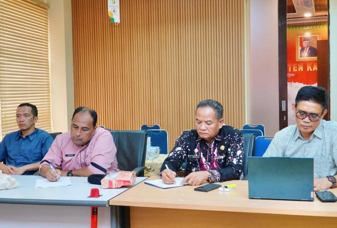 Pemkab Kampar Ikuti Zoom Meeting dengan Lembaga Administrasi Negara