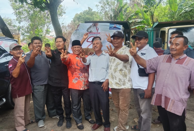 Ratusan Sopir dan Pemilik Truk di Siak Hulu Ingin Perubahan Bersama Yusri-Rinto