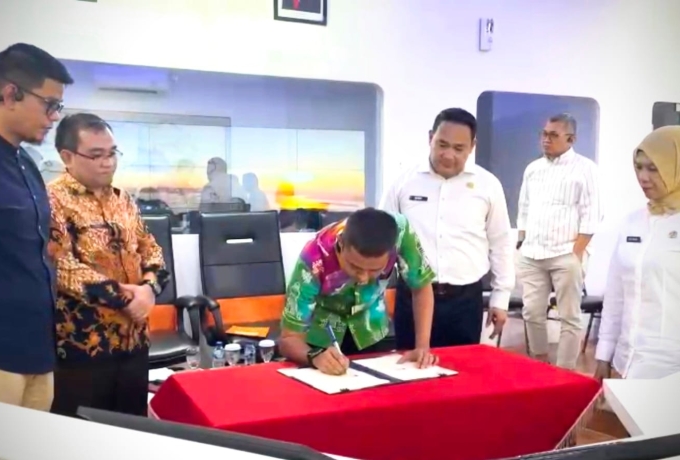 Kabupaten Kampar tandatangani Perjanjian Kerjasama Terkait Penyelenggaraan SPBE