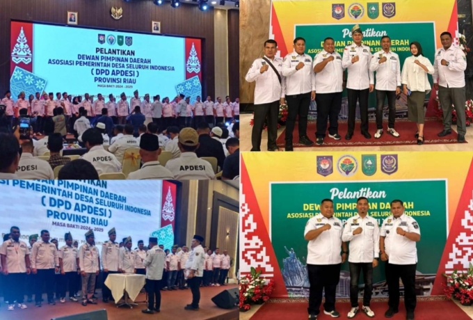 Zulfahrianto.SE Nakhodai APDESI Riau Periode 2024-2029