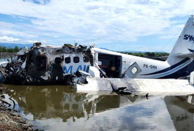 Pesawat SAM Air Jatuh di Gorontalo, 4 Jenazah Korban di Evakuasi