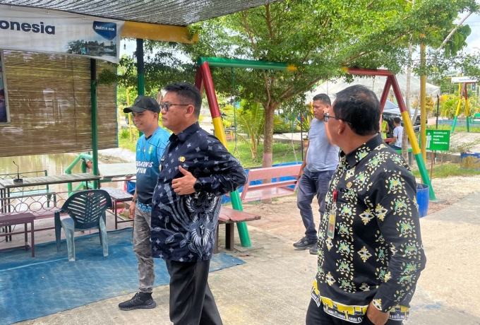 Pjs. Bupati Siak Indra Purnama Kunjungi Wisata Kampung Dayun