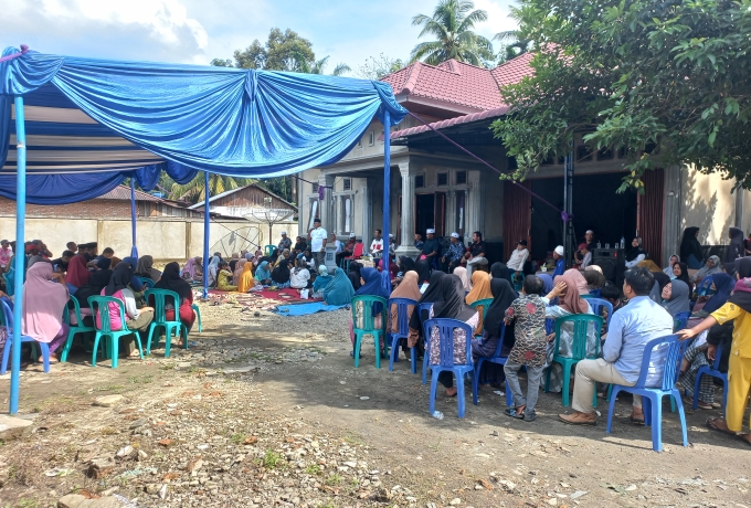 Calon Bupati Yusri Akan Bangun Puskesmas di Desa Tanjung