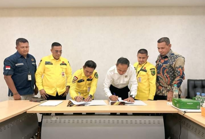 PT SPRH Perseroda Rohil Tanda Tangani MoA dengan PPSDM Migas Cepu