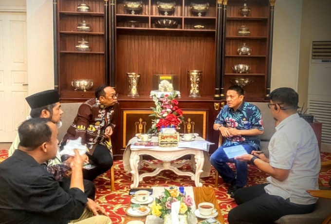 Pj Bupati Kampar Sampaikan Program Pendidikan Kampar dan Pengajuan Mahmud Marzuki Sebagai Pahlawan Nasional