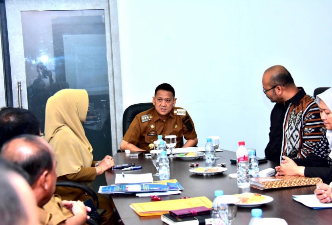 Pj Bupati Kampar Pimpin Rapat Exit Meeting dengan BPK RI Perwakilan Provinsi Riau