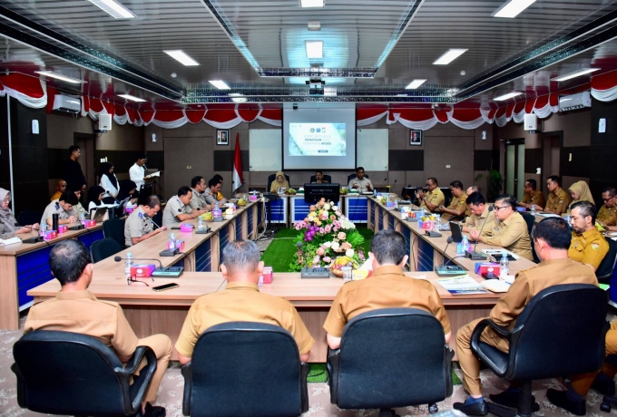 Pj Bupati Kampar Buka Secara Resmi Rapat Integrasi Dan Pembentukan Kampung Reforma Agraria