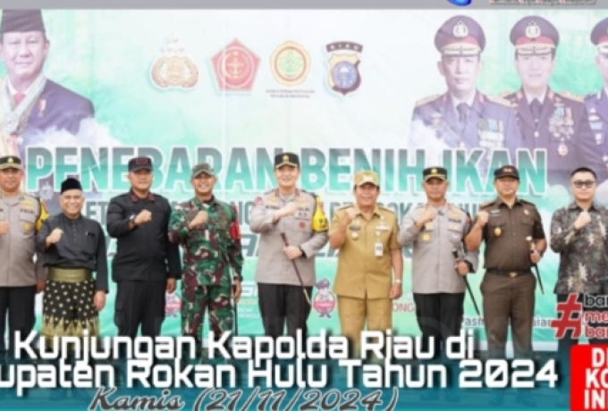 Bupati Rokan Hulu Sambut Kapolda Riau, Tegaskan Komitmen Jaga Keamanan dan Kelancaran Pilkada 2024