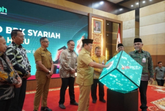 Bupati H Sukiman, Resmikan Layanan SIPD BRK Syariah E.BLUD, RSUD Rohul Jadi Pilot Project