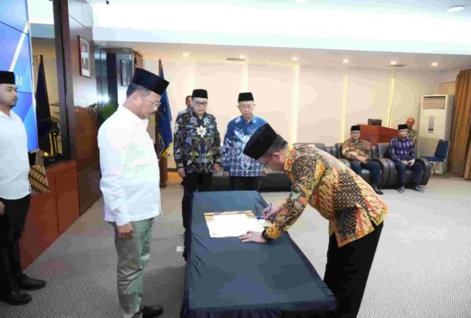 Muhammad Rudi Lantik Brigjen Pol Teguh Yuswardhie sebagai Direktur Pengamanan Aset BP Batam