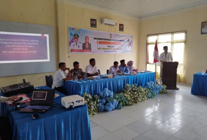 Anggota DPRD Kampar Hadir Musrenbangcam Kampar Kiri, Ini Program Prioritasnya