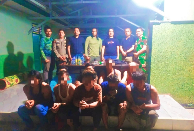 Unit intel Dim 0313/KPR dan Unit Reskrim Polsek Tambusai ungkap Tindak Pidana Penyalahgunaan Narkotika